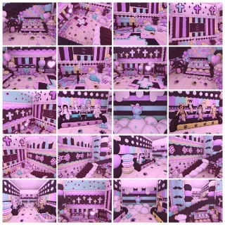 🖤🎀🧸 Pastel Goth Plushie House 🩷🖤🧁