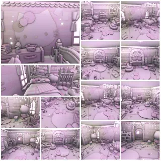 🏠🎀 Hello Kitty Pastel Plushiecore House 🎀🐱