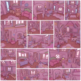 🐻🍓 Bear & Strawberry House 🩷