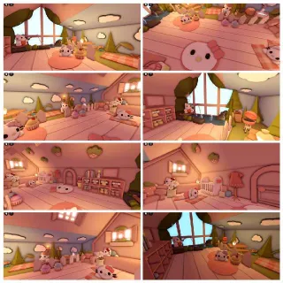 🎀🐱 Hello Kitty Small Kawaii House ✨