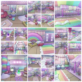 🌈 🐻 Rainbow Grind House 🧁☁️