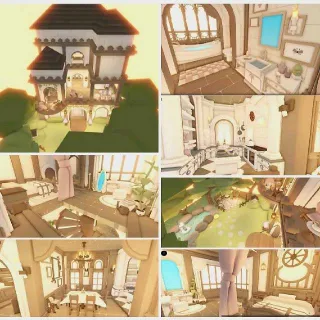 🏰✨ Elegant Castle Glitch Home ✨🏰