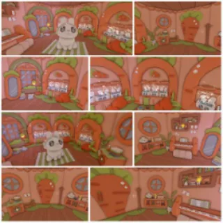 🐰 Bunny & Carrot Themed Grind House 🥕