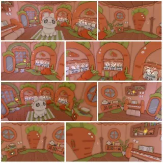 🐰 Bunny & Carrot Themed Grind House 🥕