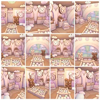 🏡💫 Pastel Teddy Bear Home 🧸🌷