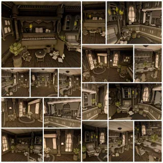 📚🕯️ Dark Academia Victorian House 🖤