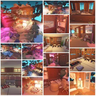 🌿🏡 Cozy Lakeside Cottage Glitch Build 🌊✨