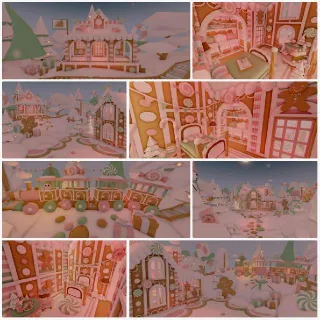 🎀 Cozy Gingerbread Glitch House 🎄