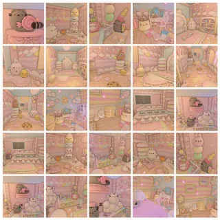🐱🐰 Pusheen & Molang Sweetcore House 🍬🎀