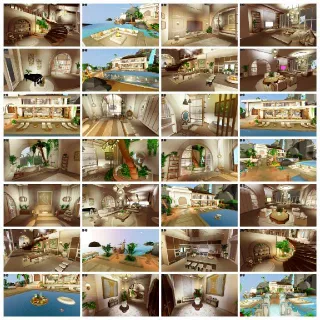 🏝️🌺 Island Paradise Villa 🌴🌅