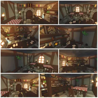 🏰 Rustic Medieval Bar🕯️