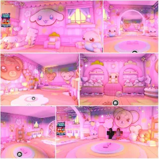 🎀 Cinnamoroll & Bear Pastel Grind House 🌈