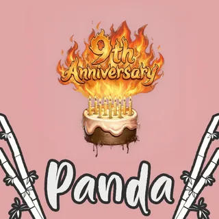 9th Anniversary Flamin' Cake