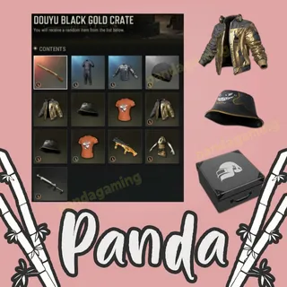 Douyu Black Gold Crate Code X40