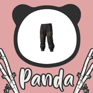 Water Print Pants (Black)