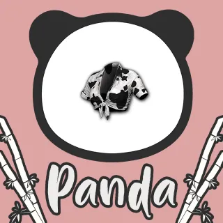 Cow Print Twisty Top (Black)