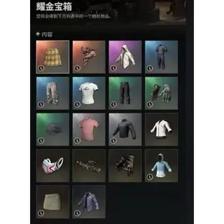 Radiant Gold Crate Code