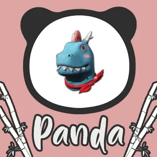 Dinoland Mascot Head (Blue)