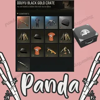 Douyu Black Gold Crate Code