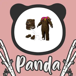 SIDESHOW BEAR COSTUME SET