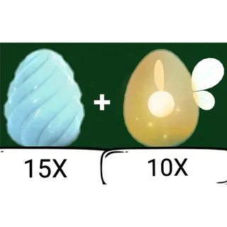 x15 Crystal egg  + 10 Fairytale egg| adopt me! 
