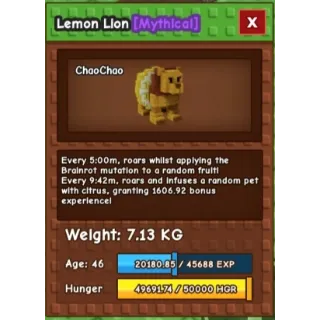 LEMON LION- Age: 46