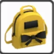Yellow Designer Backpack