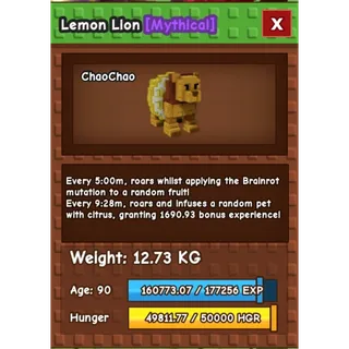 LEMON LION- Age: 90