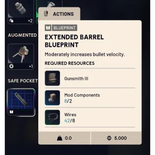 Extended Barrel Blueprint