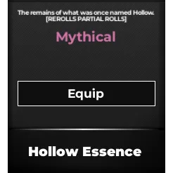 Hollow essence type soul