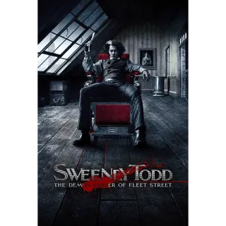 Sweeney Todd: The Demon Barber of Fleet Street 4K (Vudu) USA ONLY 