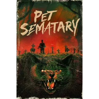 Pet Sematary 4K (iTunes) USA ONLY