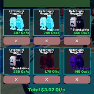 x6 Ketchupini Nuggetini