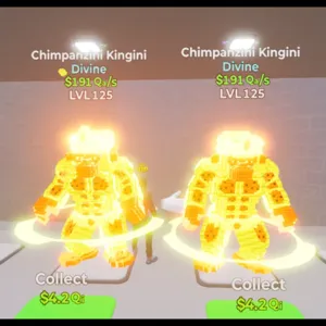 2x Chimpanzini Kingini