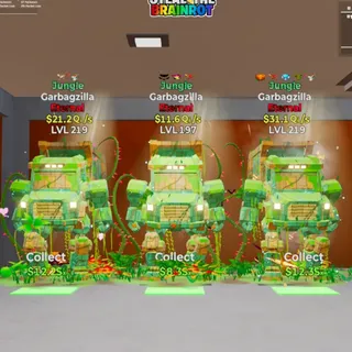 x3 Jungle Garbagzilla