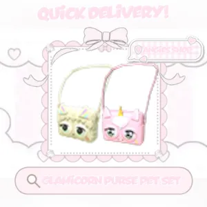 Glamicorn Purse Pet Set