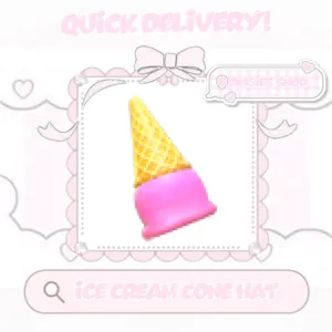Ice cream cone hat
