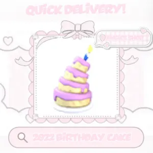 2022 birthday cake