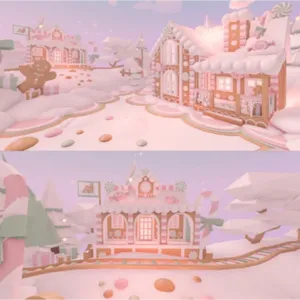 Gingerbread glitch house