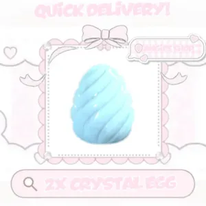 2x crystal egg