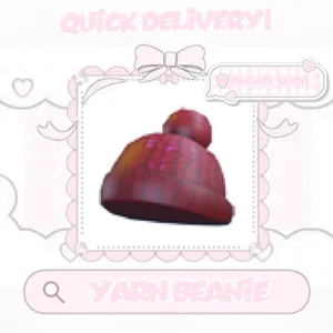 Yarn beanie