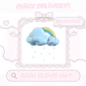 Rain cloud hat