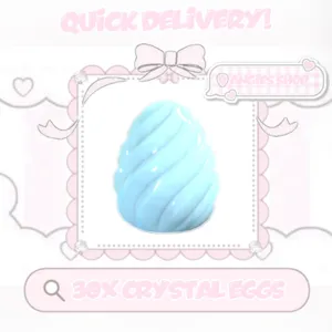 30x crystal eggs