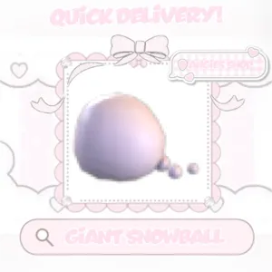 Giant snowball
