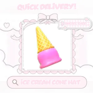 Ice cream cone hat