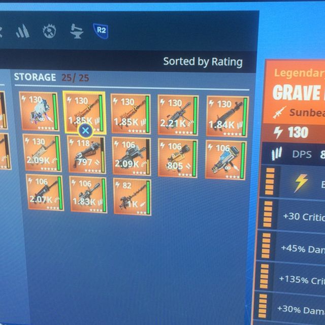 Bundle All Fortnite Save the World Guns InGame Items Gameflip