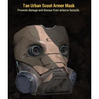 Tan Urban Scout Armor Mask