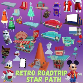 Retro Roadtrip Star Path| All Platforms | Same Day Delivery