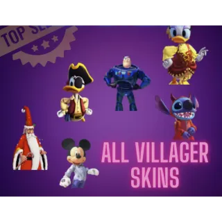 Disney Dreamlight Valley ALL VILLAGER SKINS | All Platforms