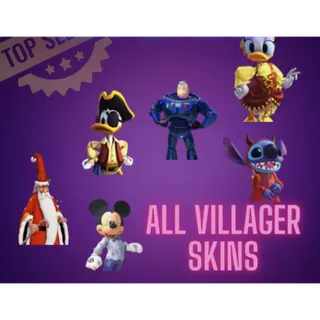 Disney Dreamlight Valley ALL VILLAGER SKINS | All Platforms